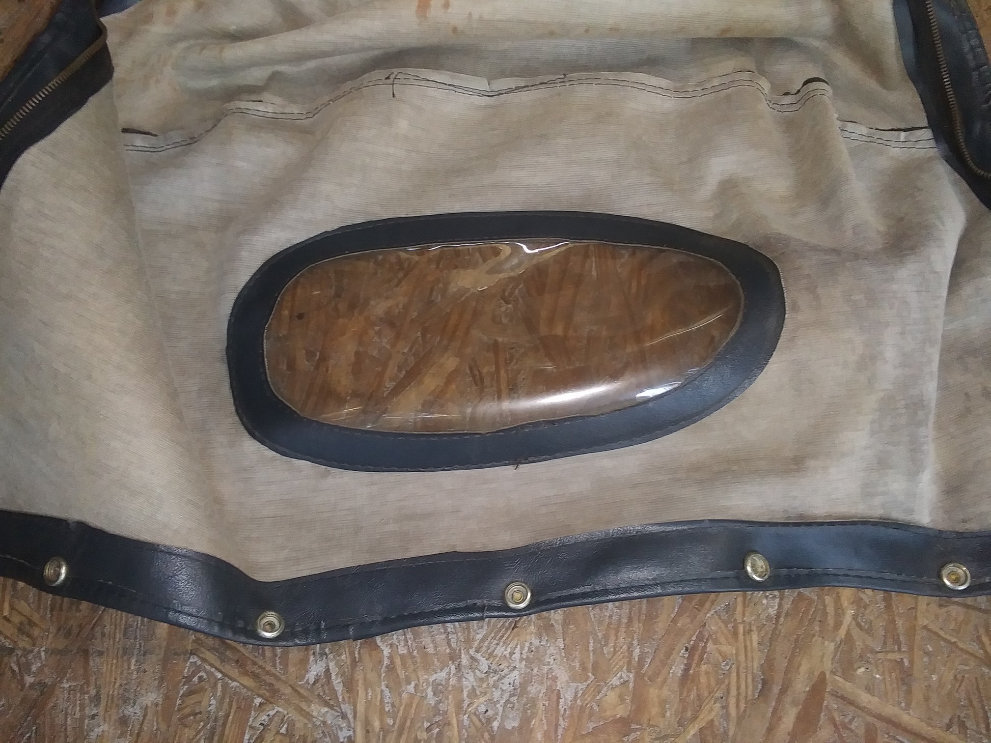 Used Convertible Top for California Sidecar Friendship II back Window