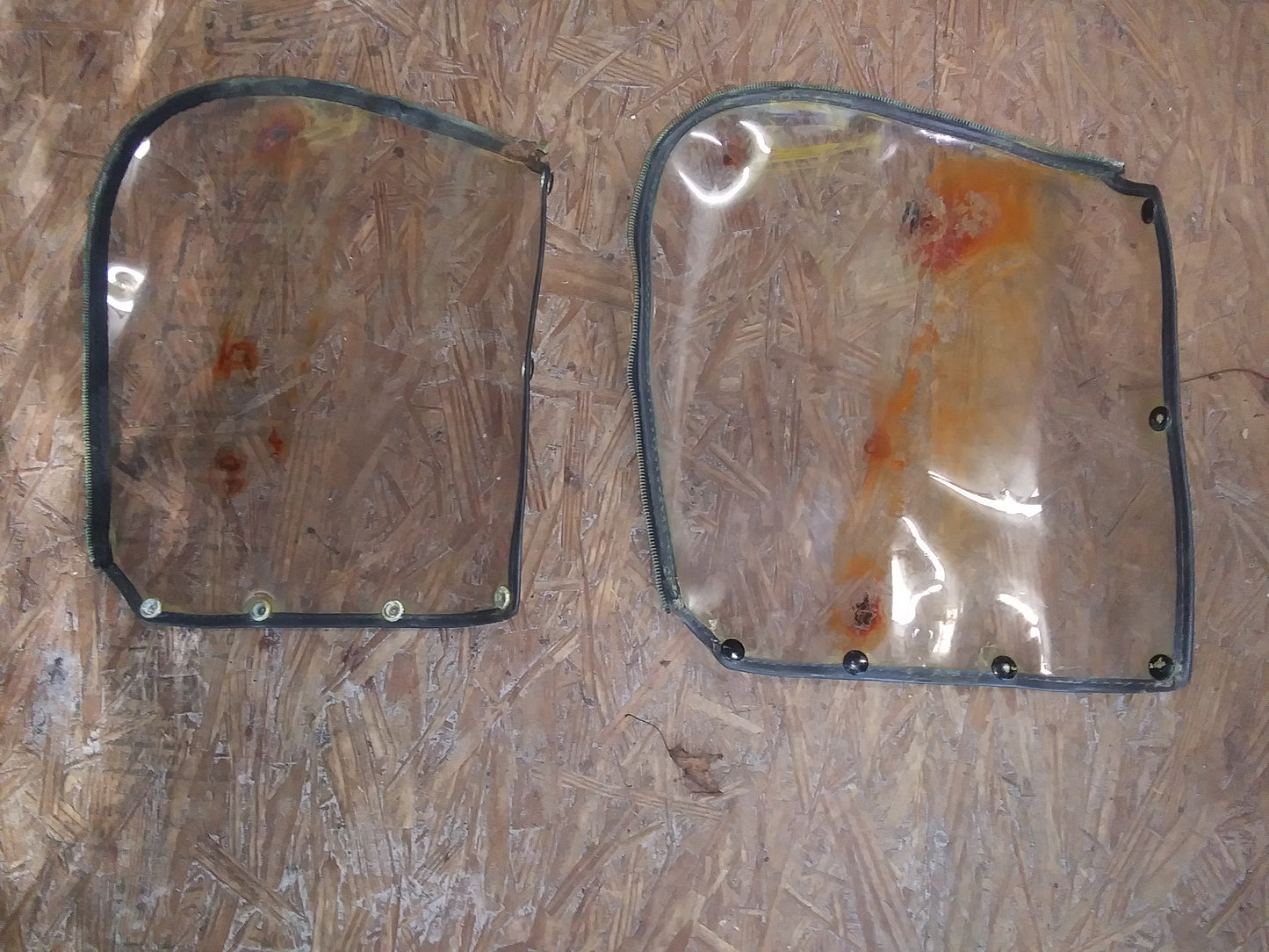 side windows with rust stains need new zippers California Sidecar Friendship II