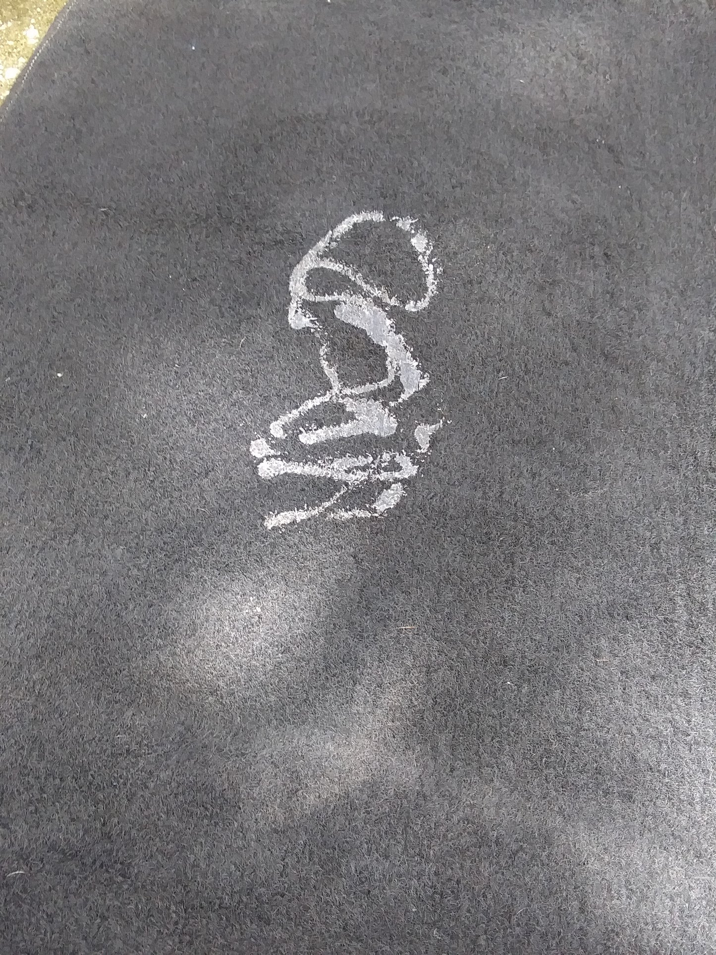 glue on carpet