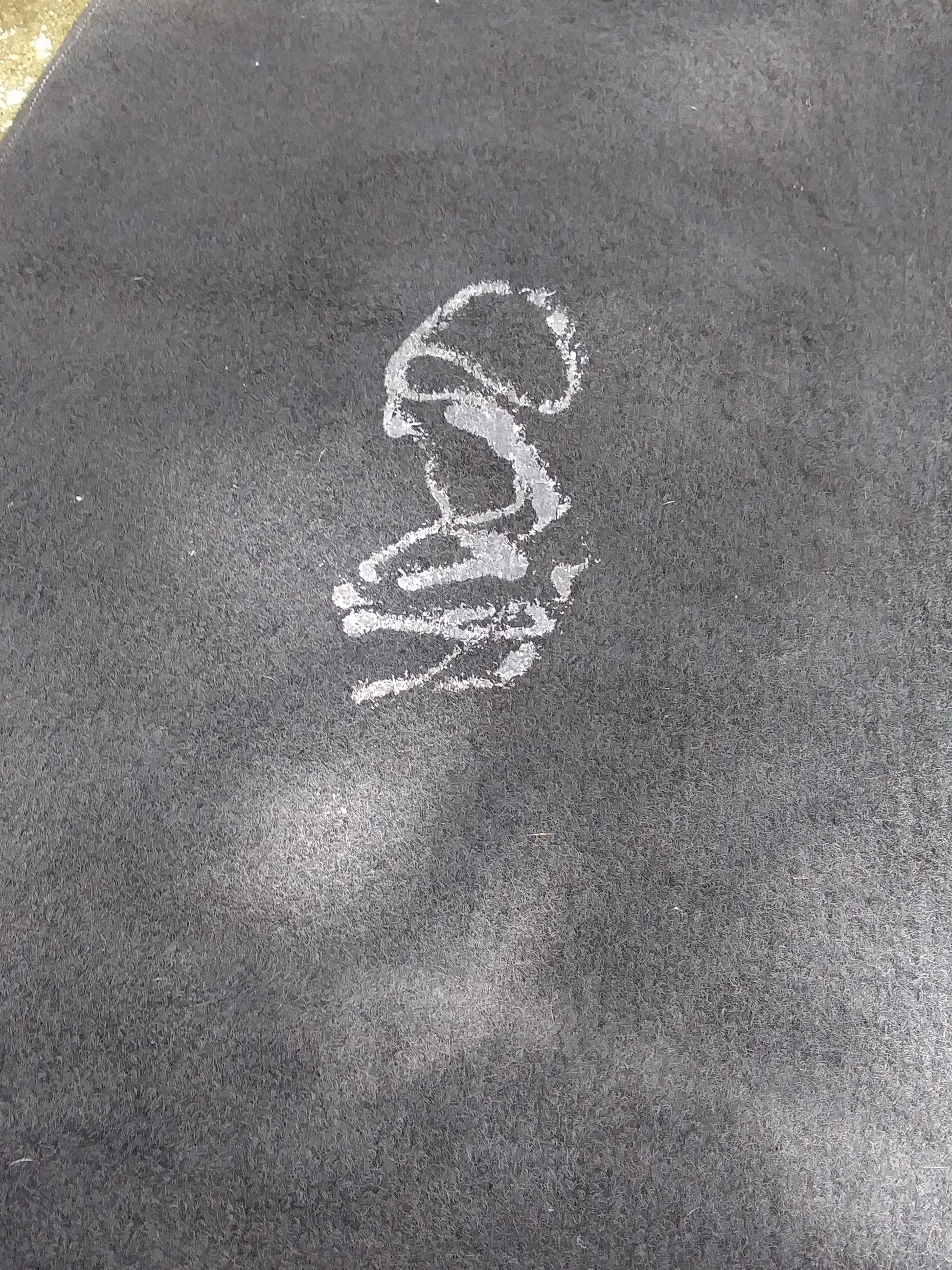 glue on carpet