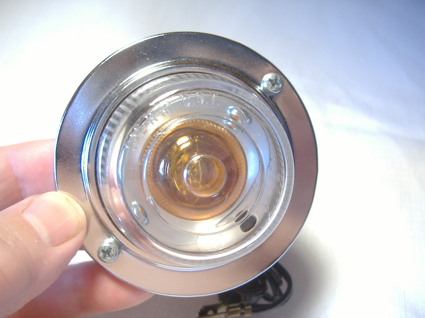 Amber Fender Marker Light for Sidecar Dual Filament