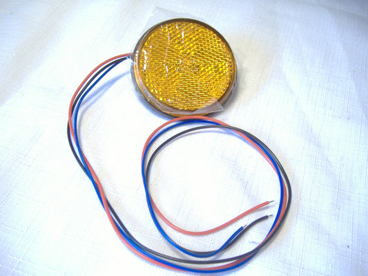 Amber Sidecar Marker Light Dual Power Level 2-3/16"
