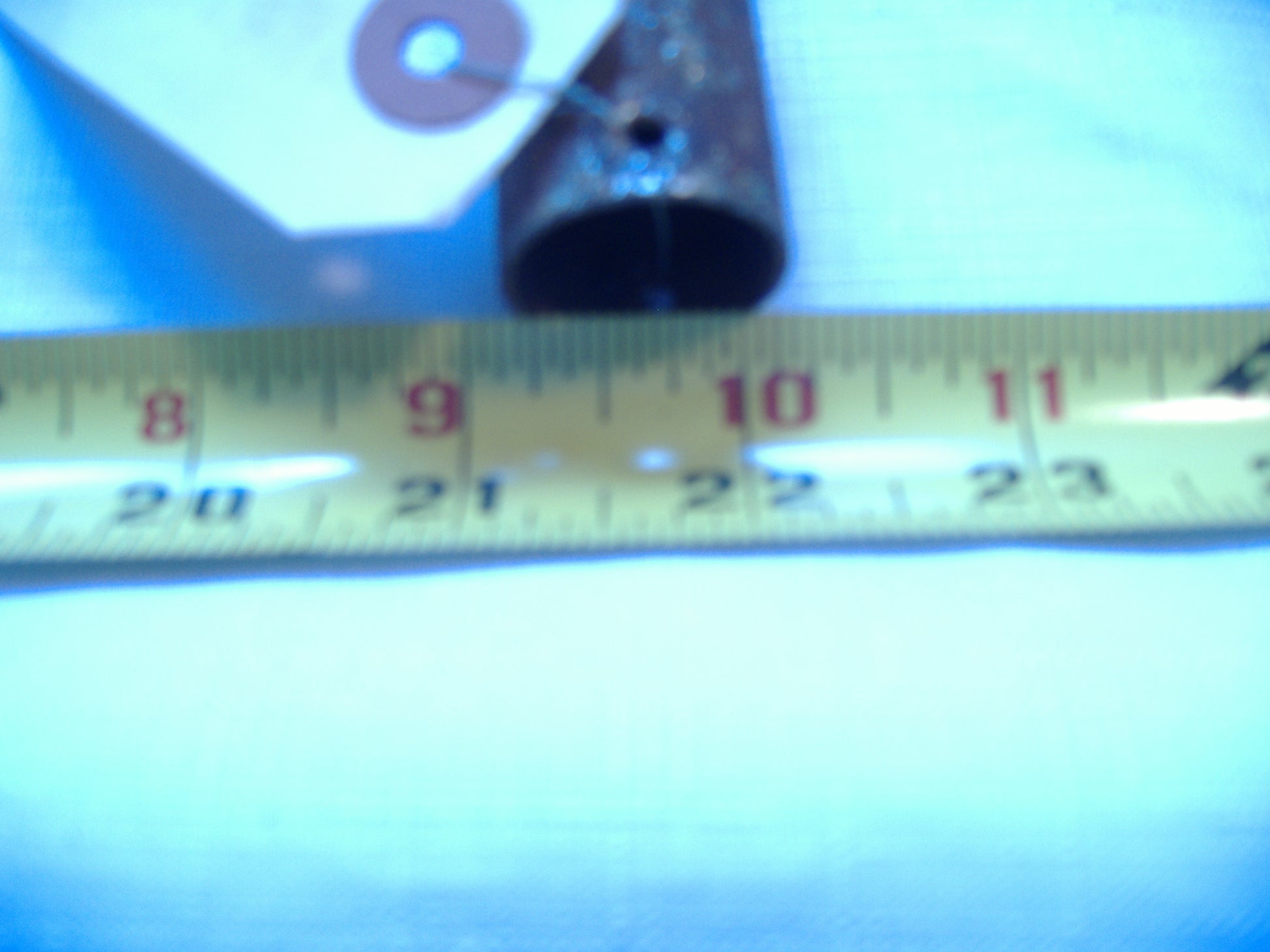21-1/2" center to center of tube