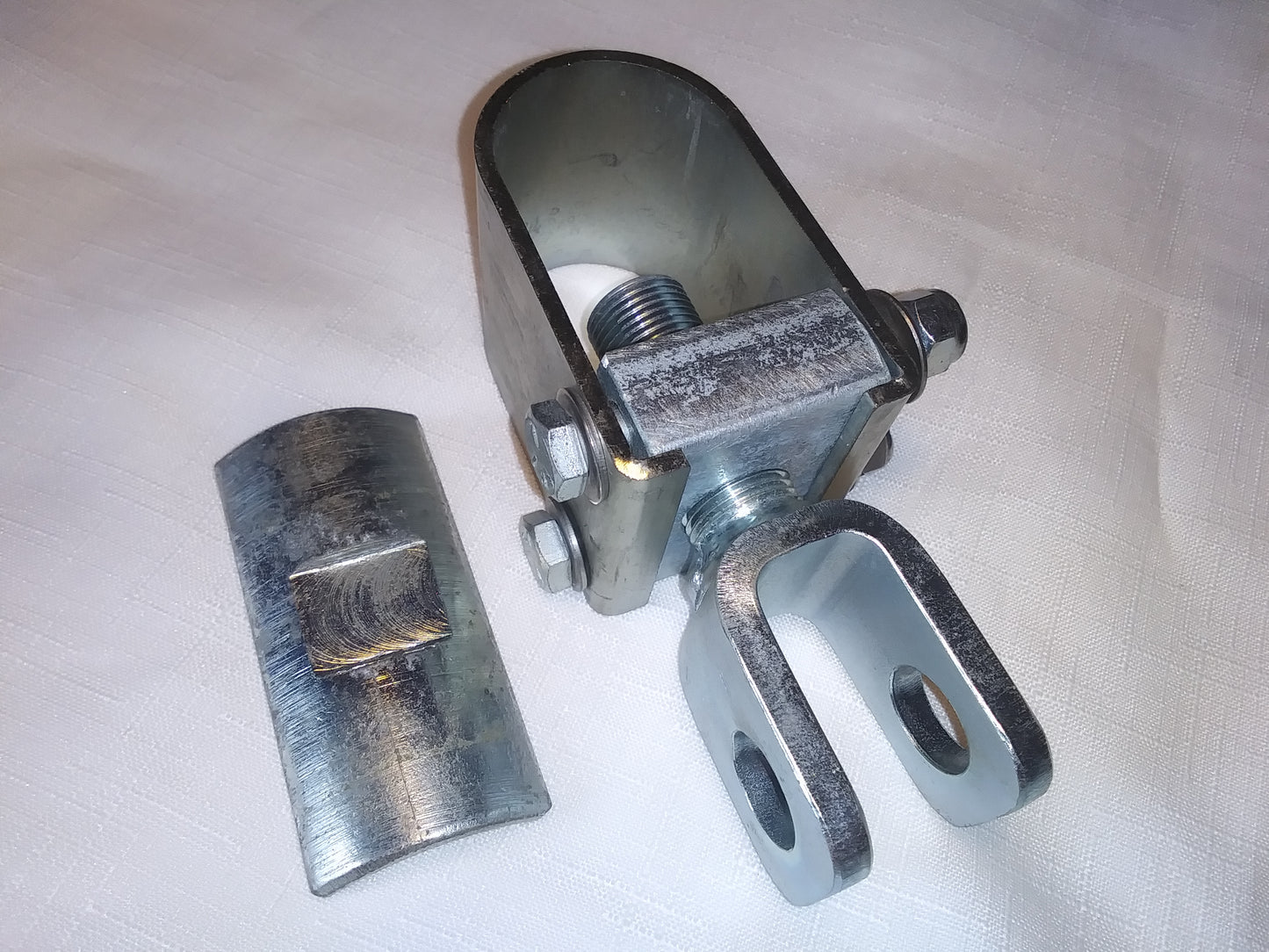 1-1/2" Clevis Heim Joint Lower Mount U-clamp Assembly Motorcycle Frame California Sidecar & Champion