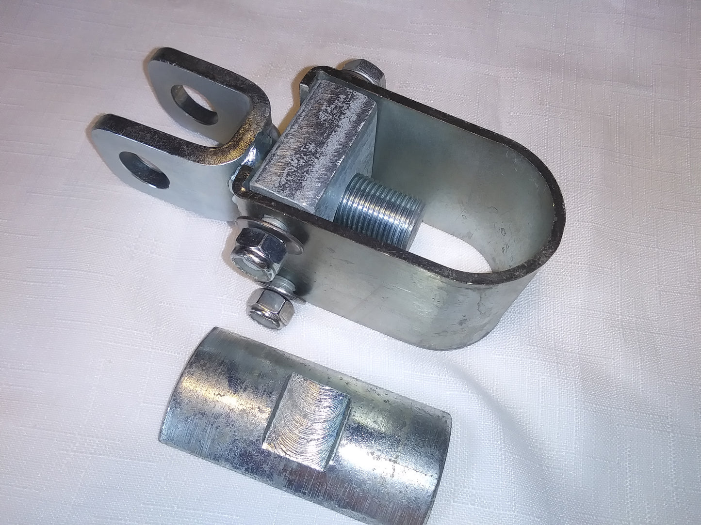1-1/2" Clevis Heim Joint Lower Mount U-clamp Assembly Motorcycle Frame California Sidecar & Champion