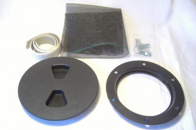 motorcycle sidecar 4 inch floor air vent kit black