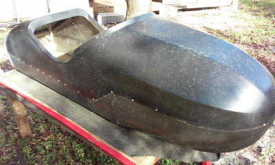 bullet nose sidecar fiberglass body Watsonian Style