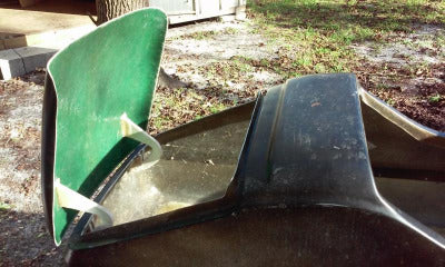 bullet nose sidecar fiberglass body Watsonian Style trunk lid