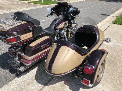 California Sidecar Companion GT Red Fender Tip Light