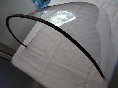 California Friendship Sidecar windshield with trim black