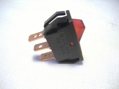 red light power switch driving light 12 volt 20 amp California Sidecar rocker