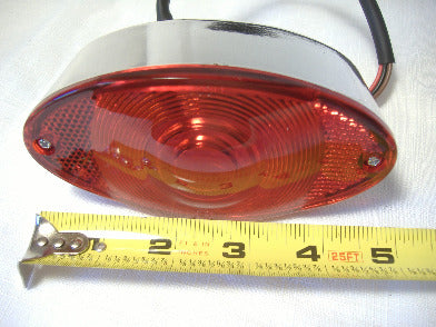 Motorcycle sidecar taillight flush mount