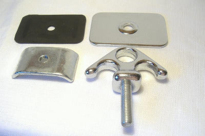 Motorcycle sidecar dog anchor tie down chrome steel pieces
