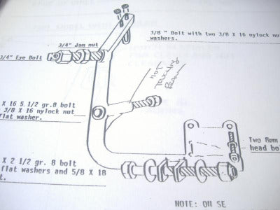 Honda Goldwing 1500 mounting kit and sidecar set up instruction manua