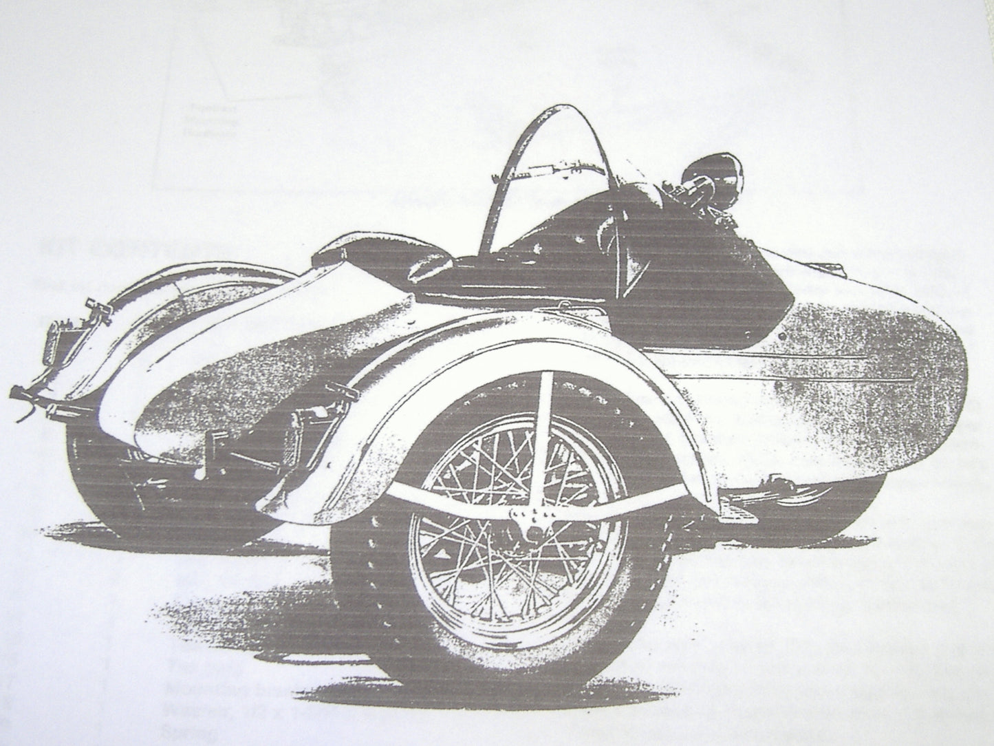 Harley-Davidson 1936-1979 Sidecar Set Up Manual