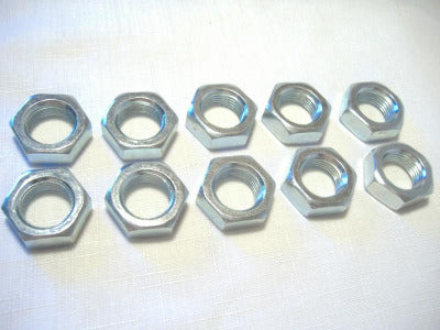 Jam Nuts 3/4"-16 tpi Set of 10 for Struts & Mounts California Sidecar & Champion