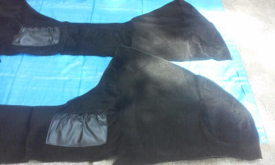 Black carpet kit for Companion GT California Sidecar. CSC part #GT-64 pockets