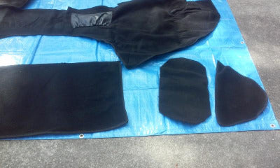 Black carpet kit for Companion GT California Sidecar. CSC part #GT-64