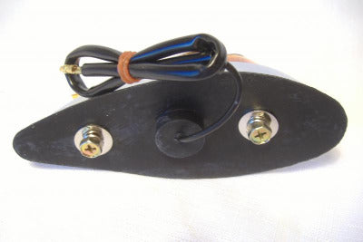 Bottom motorcycle sidecar fender marker light amber