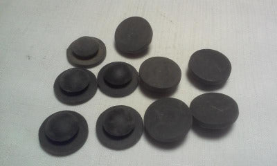rubber bumpers lid hatch California Sidecar models one inch in diameter Groove is 1/2"