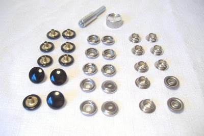 snap fastener kit black with tool
