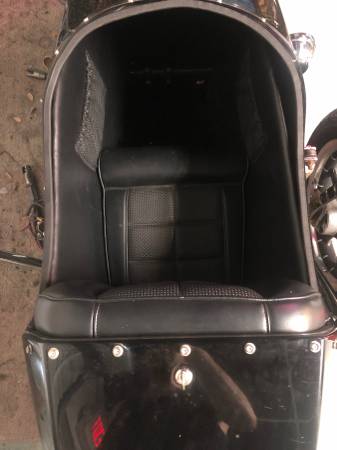 foot black snap on trim sidecar body california sidecar