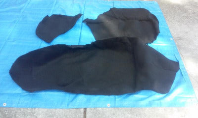 Black carpet kit for trunk of Friendship II SE California Sidecar