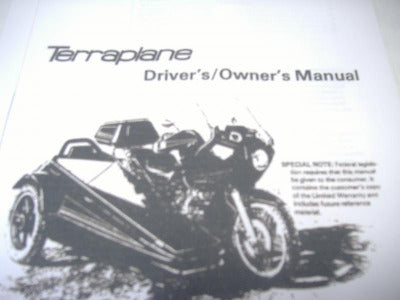 Vetter Terraplane Sidecar Manual