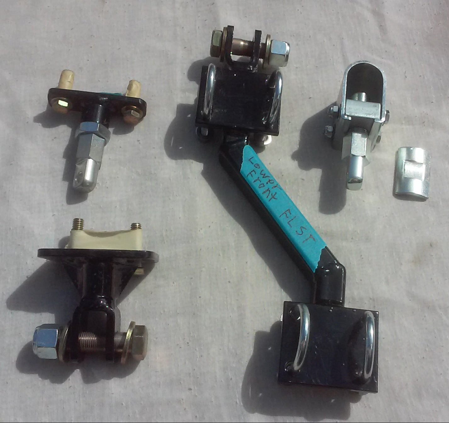 Harley-Davidson FLST California Sidecar mounting kit 4 brackets 1984 to 2007 models