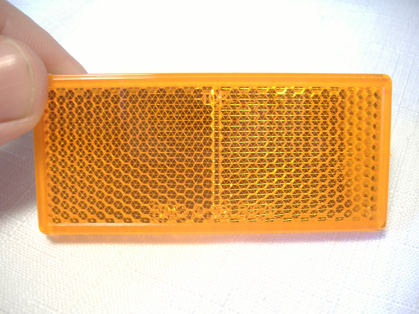 Amber Reflector for Sidecar Fender or Body Stick On