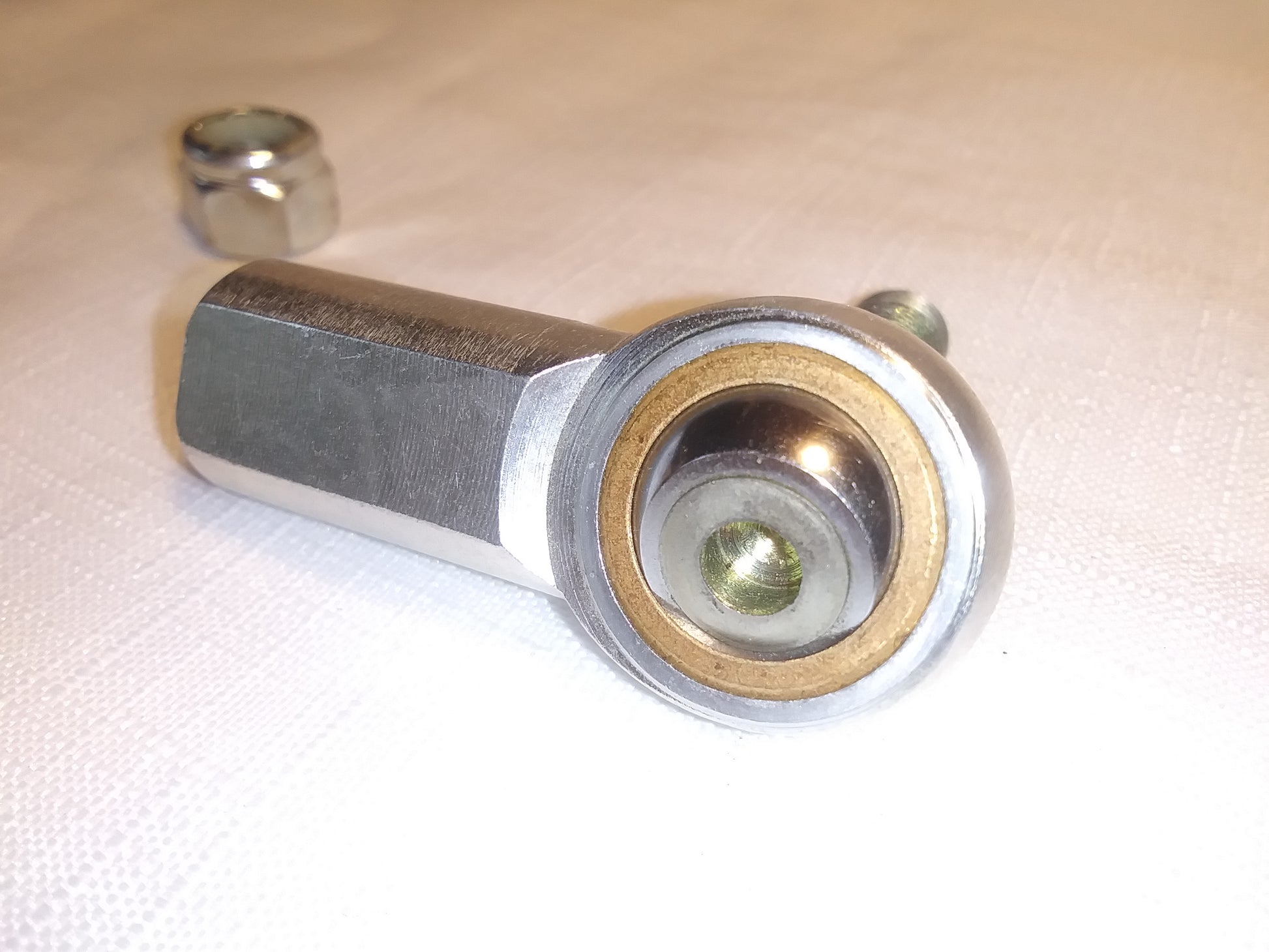 california sidecar steering damer heim joint mount with stud 3/8-24 tpi NOS OEM