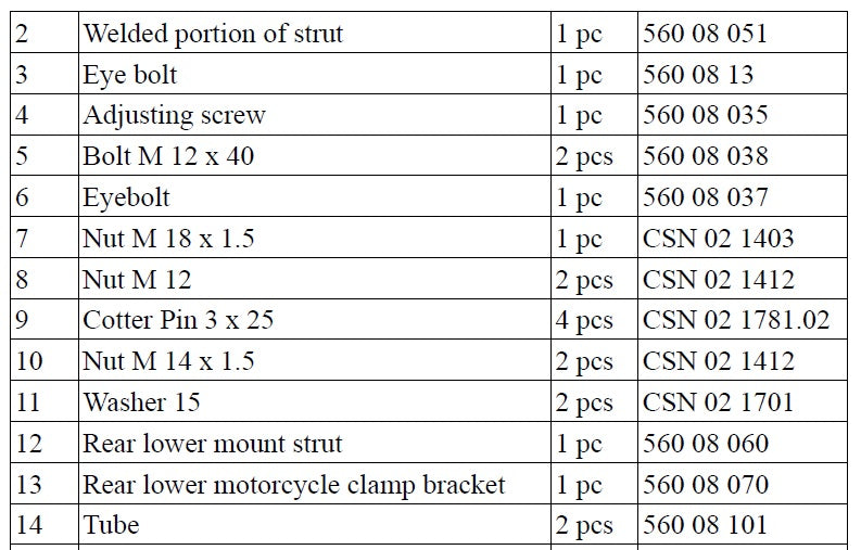 560 Velorex / JAWA Sidecar Set-Up Manual, PDF