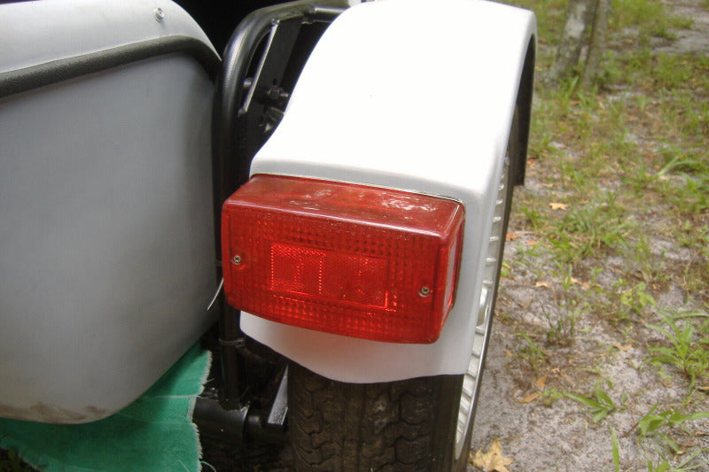 Hitchhiker sidecar taillight red