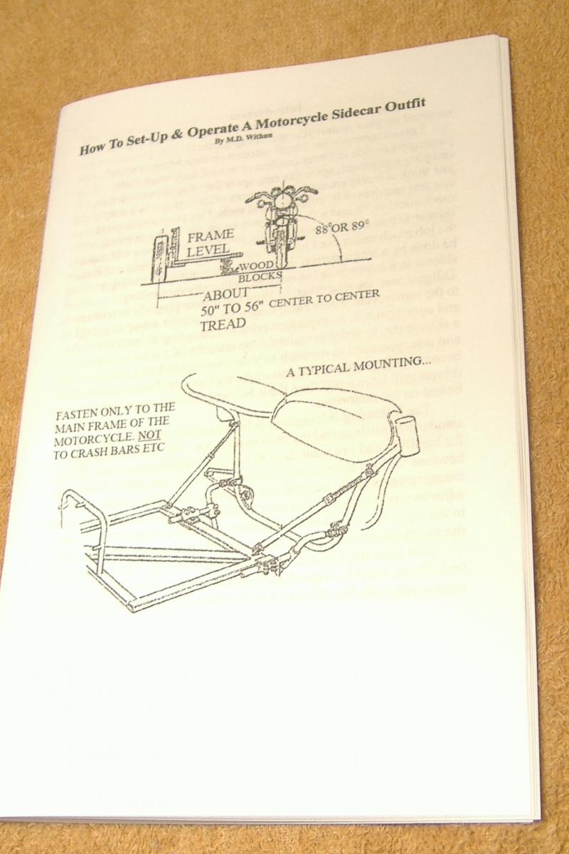 How to set up motorcycle sidecar manual